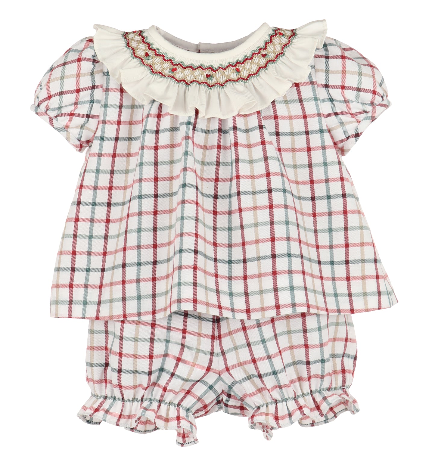 Tattersall Smock Girl Set